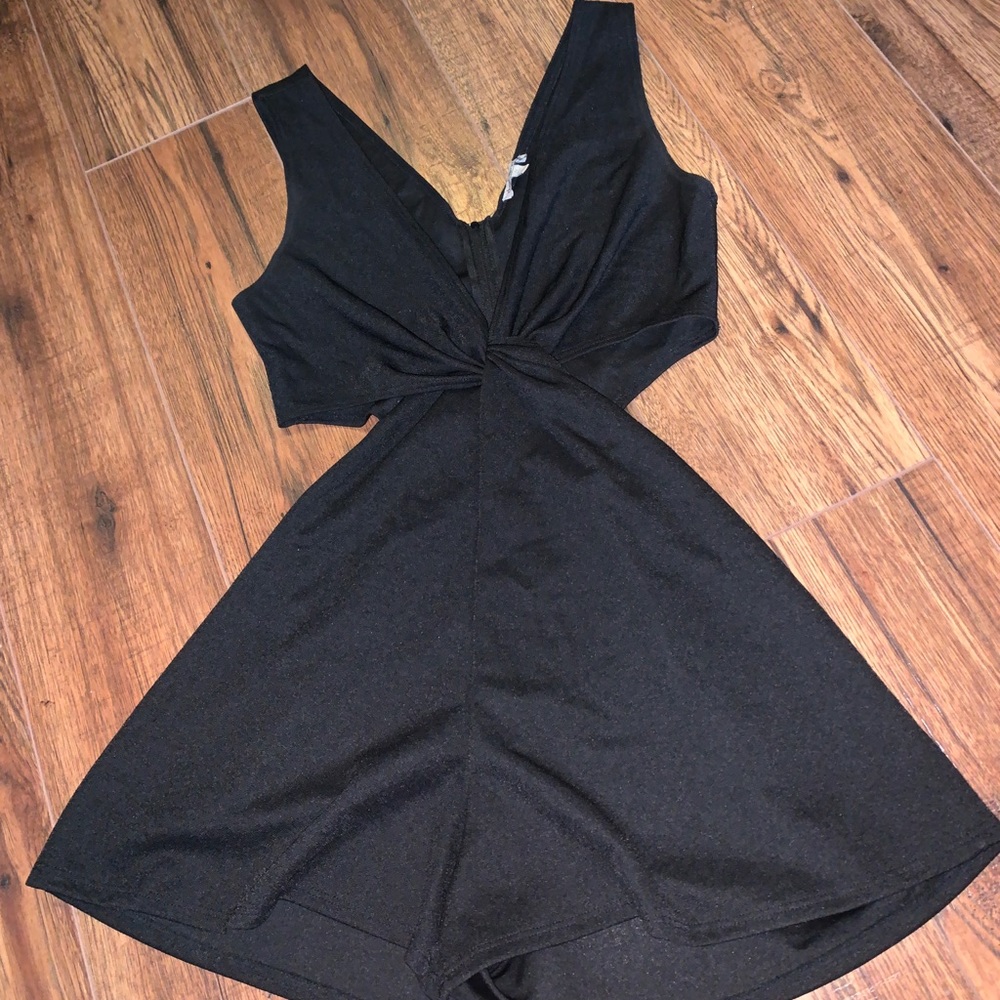 Simple Black Romper